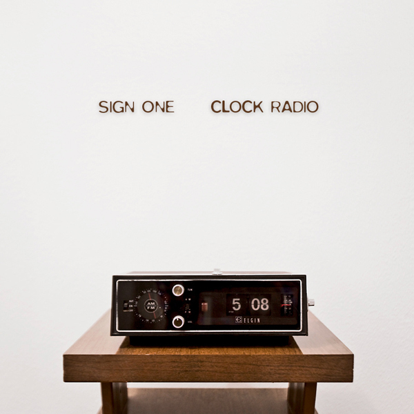 Sign One - Clock Radio - Front